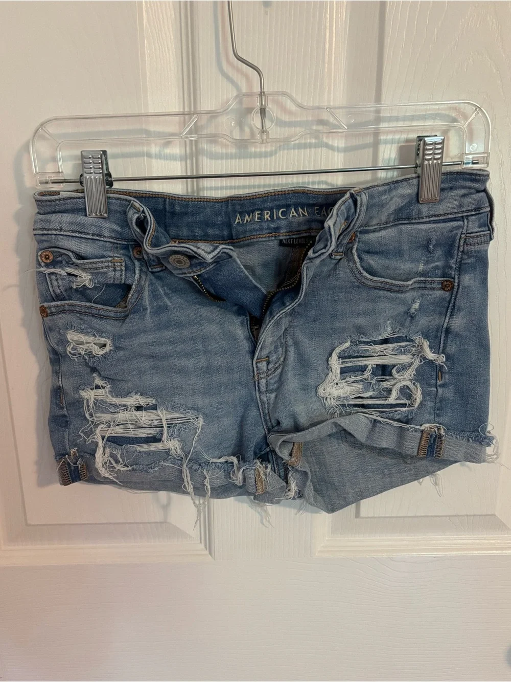 American Eagle Distressed Jean Shorts